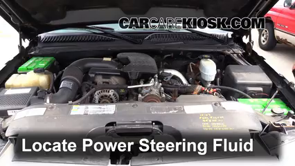 2005 Chevrolet Silverado 2500 HD 6.6L V8 Turbo Diesel Extended Cab Pickup (4 Door) Power Steering Fluid Check Fluid Level